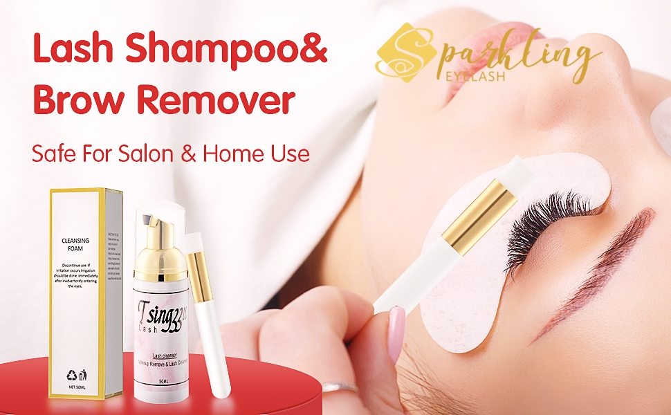 Private Label Eyelash Extension Cleanser: Sparkling Eyelash®