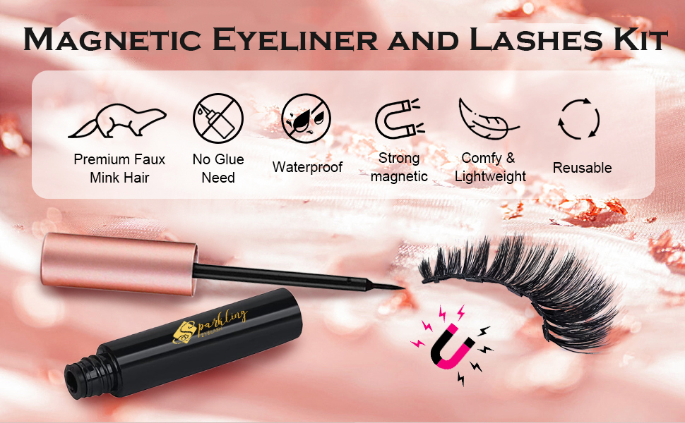 Syleile kaunista itseäsi 5D Faux Mink Lashesilla ja Magneettisilla silmäripsien avulla