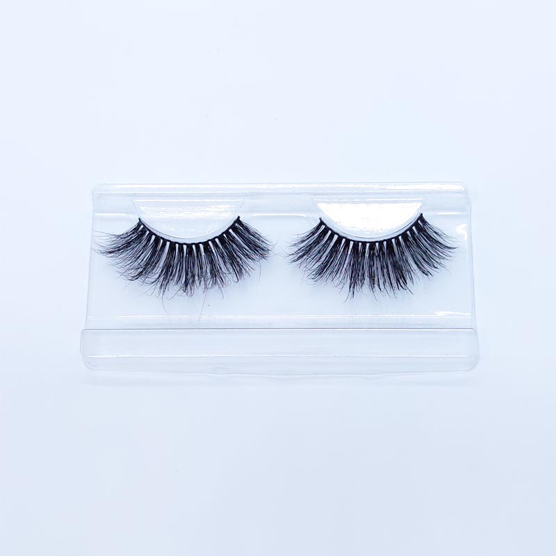 8D Minkin ripset Ohut, pörröiset ripset Natural Look Silkkiripset 12-18mm