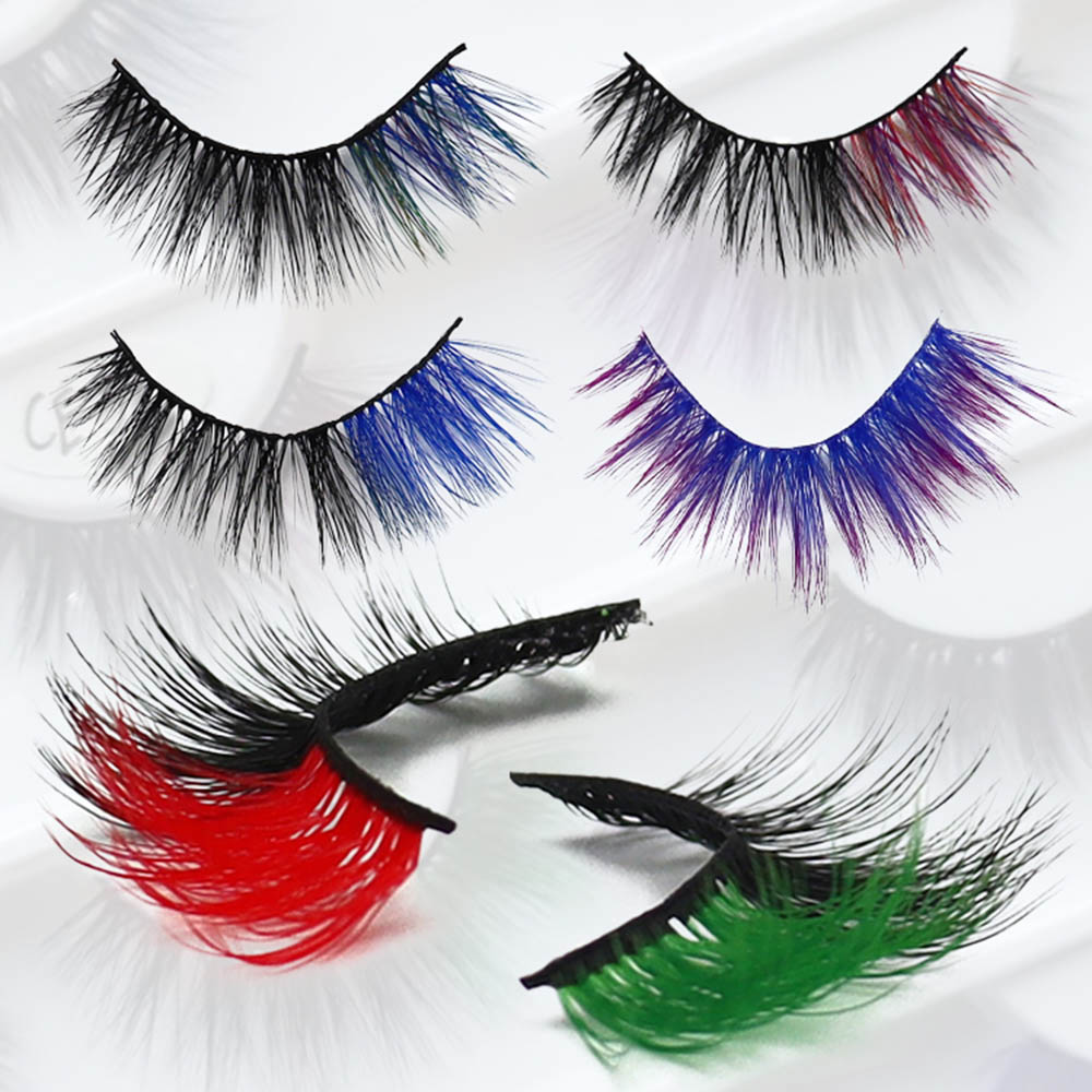 Värilliset Wispy Faux -ripset