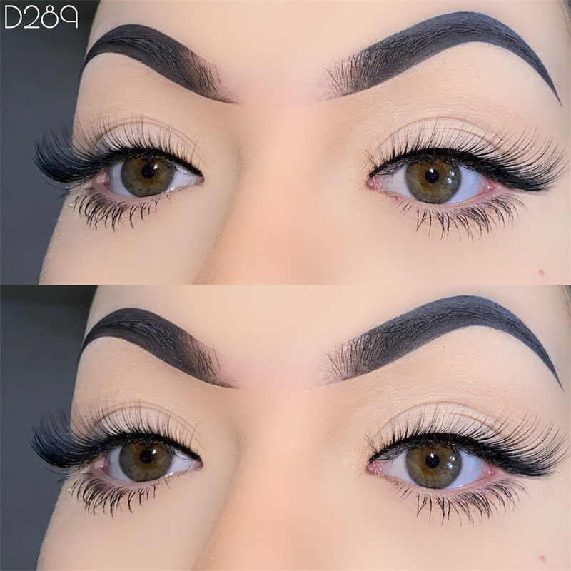 Fox Eye Lashes Wispy tekoripset Natural Look L Curl