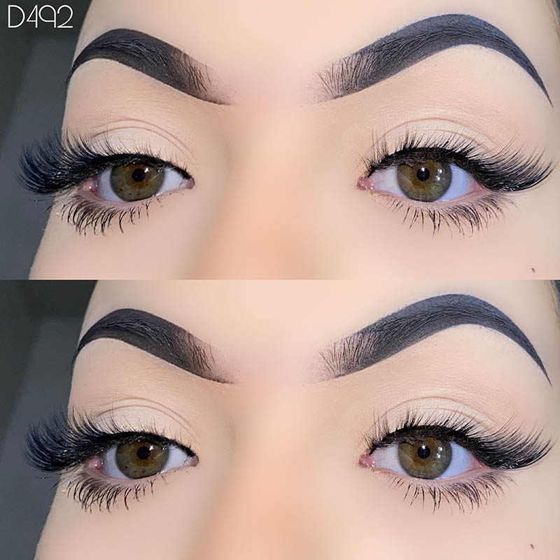 5 paria Wispy Lashes Natural Look -siivekkäripset 7mm-17mm