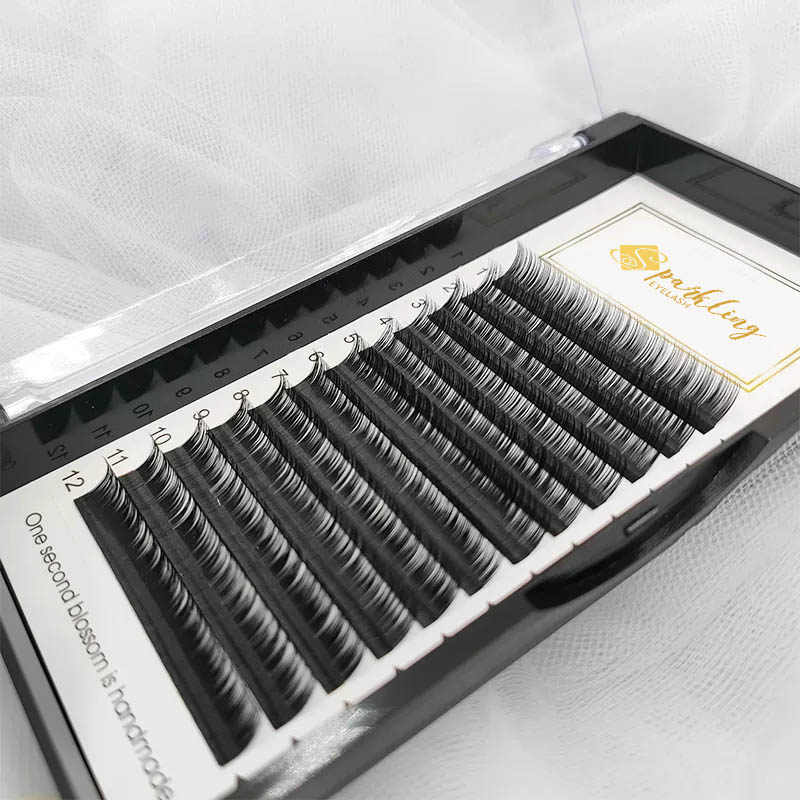 Ripsipidennys D Curl 15-20mm Mixed Tray Silk Classic Lash Yksilölliset ripsienpidennykset
