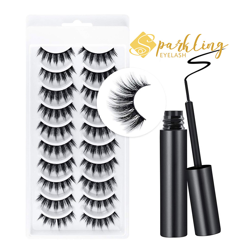 Magneettinen Eyeliner Eyelash Suit Private Label Faux Mink Magnetic Eyelash