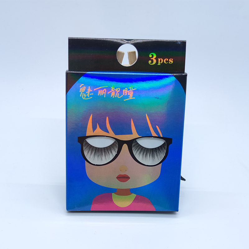 Natural Look Wispy Lashes 3D Eyelashes 3 Multi-Pack pehmeä puuvillanauha