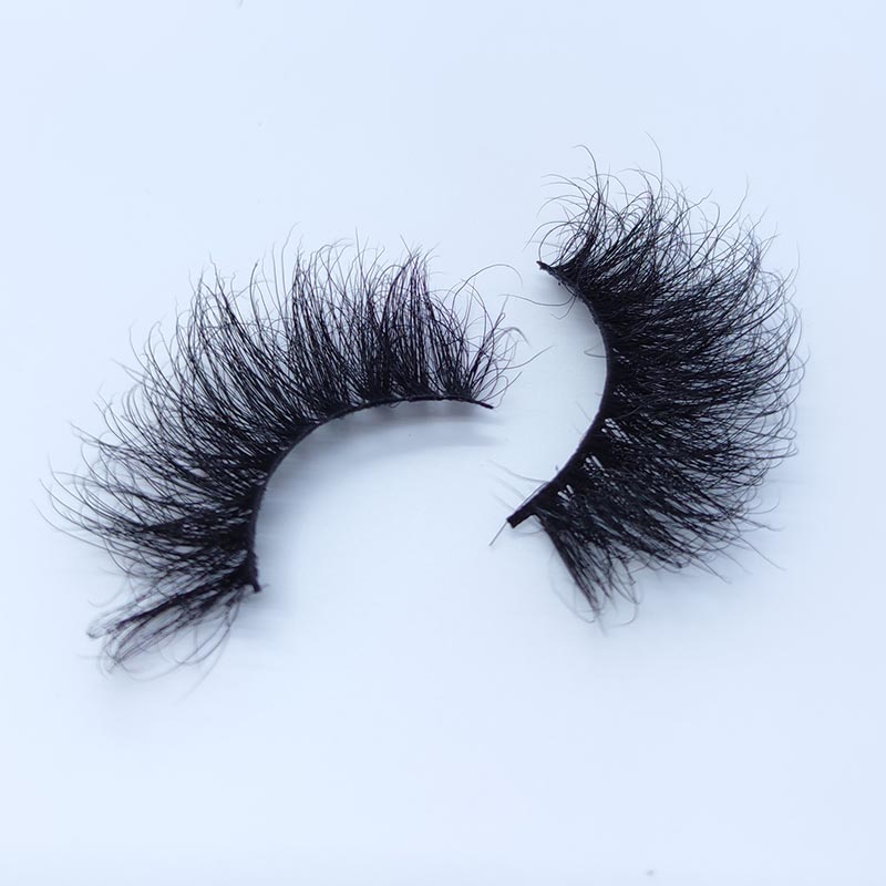 Pure minkkiripset lilja Tekoripset Fluffy 8D Faux Lashes