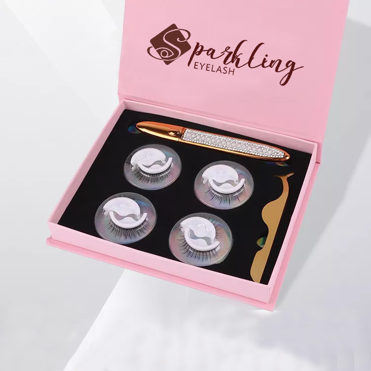 Tukku silkki tekominkki Itsekiinnittyvät ripset Myyjä Russian Strip Eyelash